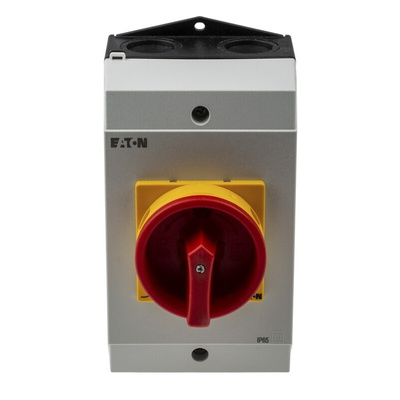Eaton 6P Pole Surface Mount Isolator Switch - 32A Maximum Current, 13kW Power Rating, IP65