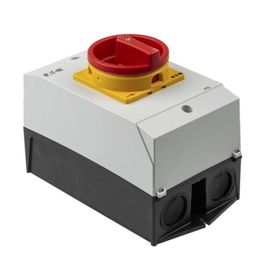 Eaton 6P Pole Surface Mount Isolator Switch - 32A Maximum Current, 13kW Power Rating, IP65
