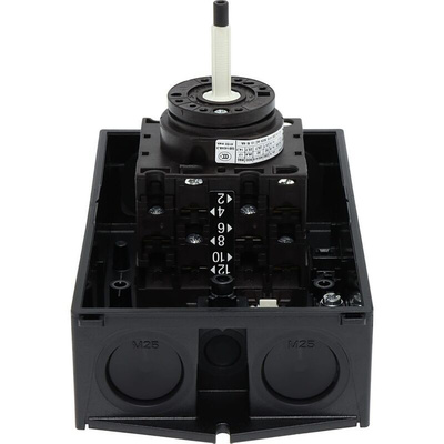 Eaton 6P Pole Surface Mount Isolator Switch - 32A Maximum Current, 13kW Power Rating, IP65