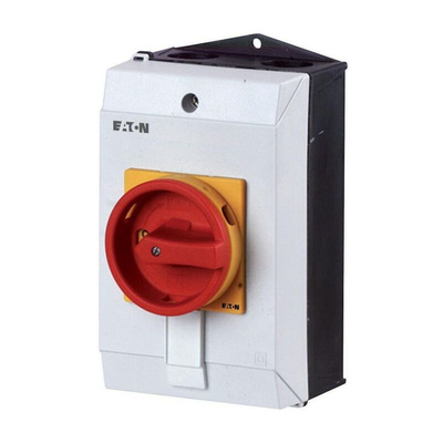 Eaton 6P Pole Surface Mount Isolator Switch - 32A Maximum Current, 13kW Power Rating, IP65