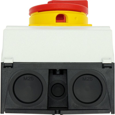 Eaton 3P Pole Surface Mount Isolator Switch - 25A Maximum Current, 13kW Power Rating, IP65