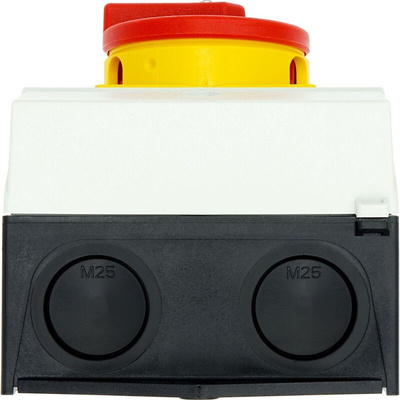 Eaton 3P Pole Surface Mount Isolator Switch - 25A Maximum Current, 13kW Power Rating, IP65