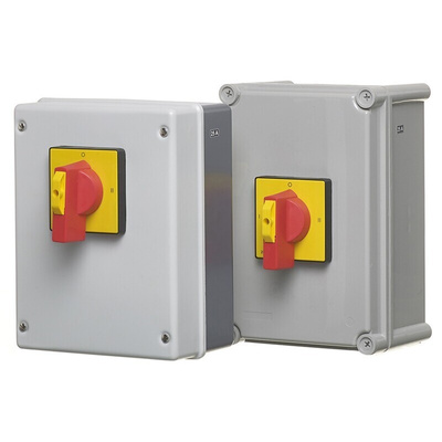 RS PRO 4P Pole Panel Mount Isolator Switch - 63A Maximum Current