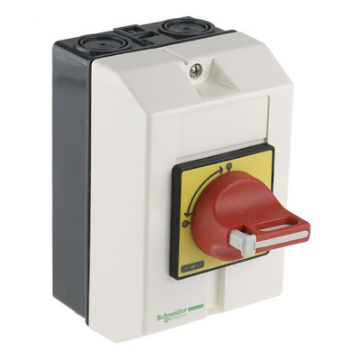 Schneider Electric 3P Pole Panel Mount Isolator Switch - 10A Maximum Current, 4kW Power Rating, IP65