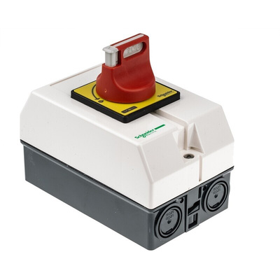 Schneider Electric 3P Pole Panel Mount Isolator Switch - 16A Maximum Current, 5.5kW Power Rating, IP65