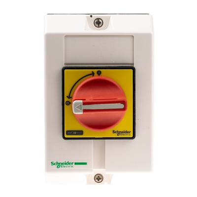 Schneider Electric 3P Pole Panel Mount Isolator Switch - 16A Maximum Current, 5.5kW Power Rating, IP65