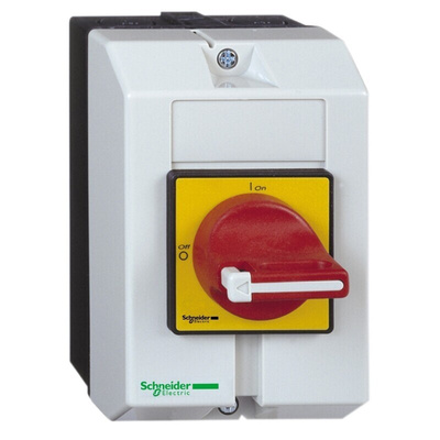 Schneider Electric 3P Pole Panel Mount Isolator Switch - 20A Maximum Current, 7.5kW Power Rating, IP65