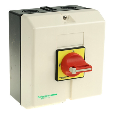 Schneider Electric 3P Pole Panel Mount Isolator Switch - 63A Maximum Current, 30kW Power Rating, IP65