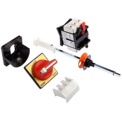 Schneider Electric 3P Pole Panel Mount Isolator Switch - 20A Maximum Current, 11kW Power Rating