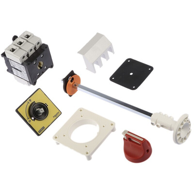 Schneider Electric 3P Pole Panel Mount Isolator Switch - 63A Maximum Current, 30kW Power Rating, IP20, IP65