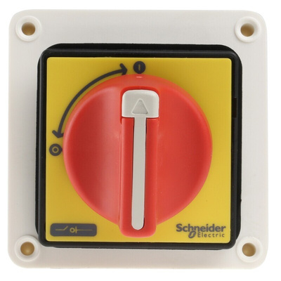Schneider Electric 3P Pole Panel Mount Isolator Switch - 80A Maximum Current, 37kW Power Rating
