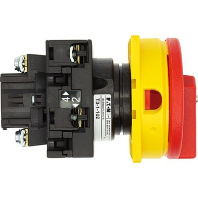 Eaton 2P Pole Panel Mount Isolator Switch - 32A Maximum Current, 13kW Power Rating, IP65