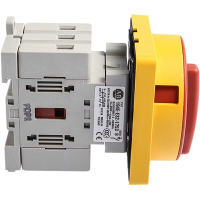 Allen Bradley 3P Pole Panel Mount Isolator Switch - 25A Maximum Current, 11kW Power Rating, IP66
