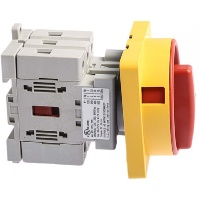 Allen Bradley 3P Pole DIN Rail Isolator Switch - 32A Maximum Current, 15kW Power Rating, IP66