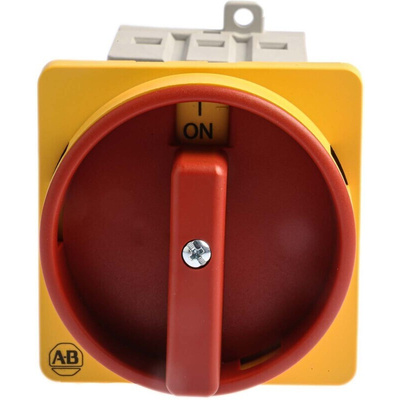 Allen Bradley 3P Pole DIN Rail Isolator Switch - 32A Maximum Current, 15kW Power Rating, IP66