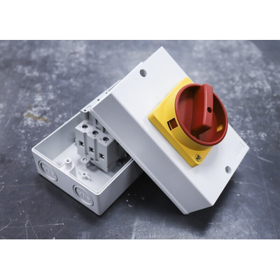 Allen Bradley 3P Pole DIN Rail Isolator Switch - 32A Maximum Current, 15kW Power Rating, IP66