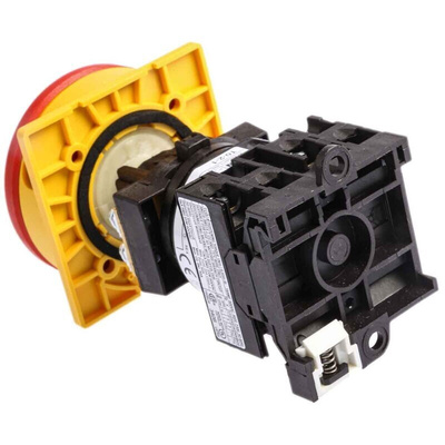 Eaton 3P Pole Panel Mount Isolator Switch - 20A Maximum Current, 6.5kW Power Rating, IP65