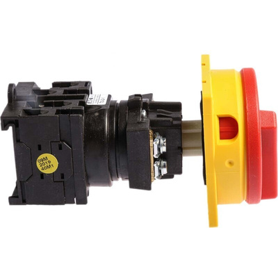 Eaton 3P Pole Panel Mount Isolator Switch - 20A Maximum Current, 6.5kW Power Rating, IP65