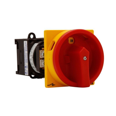 Eaton 3P Pole Panel Mount Isolator Switch - 20A Maximum Current, 6.5kW Power Rating, IP65