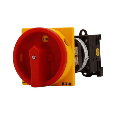 Eaton 3P Pole Panel Mount Isolator Switch - 20A Maximum Current, 6.5kW Power Rating, IP65