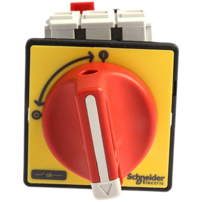 Schneider Electric 3P Pole Panel Mount Isolator Switch - 40A Maximum Current, 18.5kW Power Rating