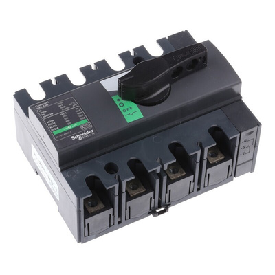 Schneider Electric 4P Pole Isolator Switch - 160A Maximum Current, 110kW Power Rating, IP40