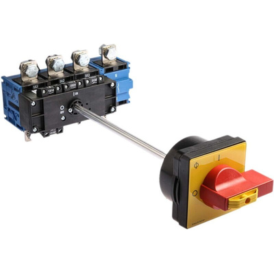 Kraus & Naimer 4P Pole Isolator Switch - 250A Maximum Current, 90kW Power Rating, IP65