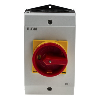 Eaton 2P Pole Surface Mount Isolator Switch - 32A Maximum Current, 13kW Power Rating, IP65