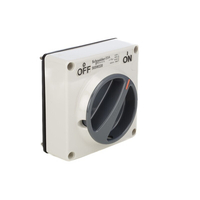 Schneider Electric 2 Pole Surface Mount Isolator Switch -, IP66