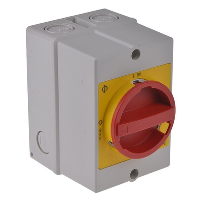 Kraus & Naimer 3P Pole Isolator Switch - 32A Maximum Current, 11kW Power Rating, IP66, IP67