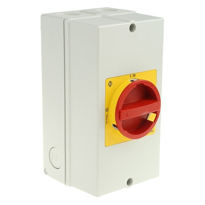 Kraus & Naimer 3P Pole Isolator Switch - 63A Maximum Current, 22kW Power Rating, IP66, IP67