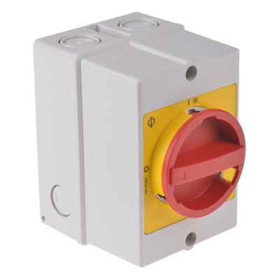 Kraus & Naimer 4P Pole Isolator Switch - 20A Maximum Current, 5.5kW Power Rating, IP66, IP67