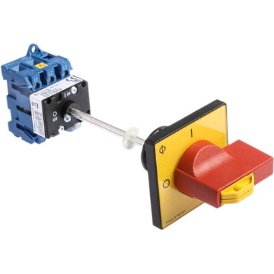 Kraus & Naimer 3P Pole Isolator Switch - 25A Maximum Current, 7.5kW Power Rating, IP65