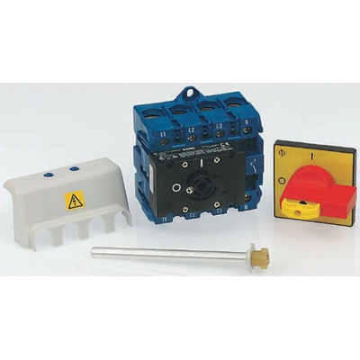 Kraus & Naimer 4P Pole Isolator Switch - 25A Maximum Current, 7.5kW Power Rating, IP65