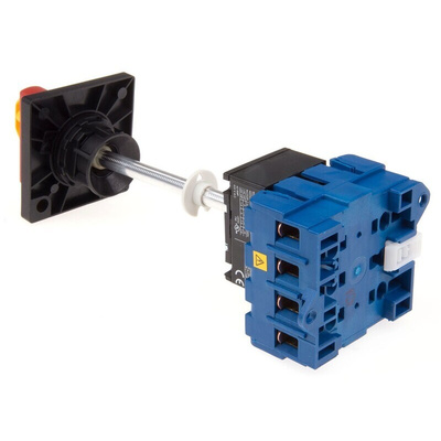 Kraus & Naimer 4P Pole Isolator Switch - 40A Maximum Current, 15kW Power Rating, IP65