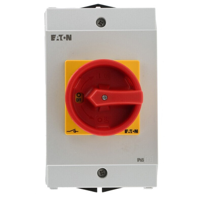 Eaton 2P Pole Isolator Switch - 32A Maximum Current, 13kW Power Rating, IP65
