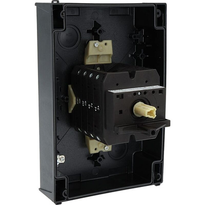 Eaton 6P Pole Surface Mount Isolator Switch - 63A Maximum Current, 22kW Power Rating, IP65