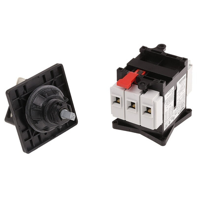 Schneider Electric 3P Pole Panel Mount Isolator Switch - 20A Maximum Current, 11kW Power Rating