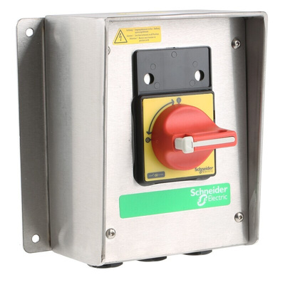 Schneider Electric 3P Pole Panel Mount Isolator Switch - 25A Maximum Current, 15kW Power Rating