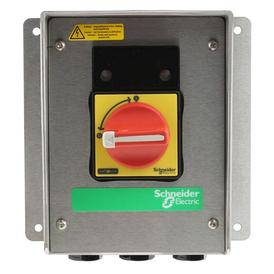 Schneider Electric 3P Pole Panel Mount Isolator Switch - 25A Maximum Current, 15kW Power Rating
