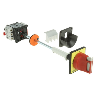 Schneider Electric 3P Pole Panel Mount Isolator Switch - 12A Maximum Current, 7.5kW Power Rating