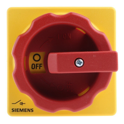 Siemens 3P Pole Panel Mount Isolator Switch - 25A Maximum Current, 9.5kW Power Rating, IP65