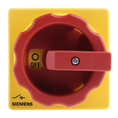 Siemens 3P Pole Panel Mount Isolator Switch - 16A Maximum Current, 7.5kW Power Rating, IP65