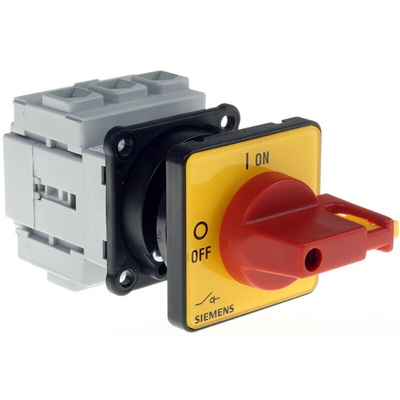 Siemens 3P Pole Panel Mount Isolator Switch - 32A Maximum Current