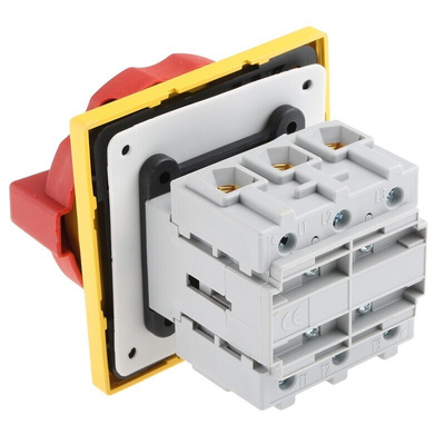 Siemens 3P Pole Panel Mount Isolator Switch - 63A Maximum Current, 22kW Power Rating, IP65