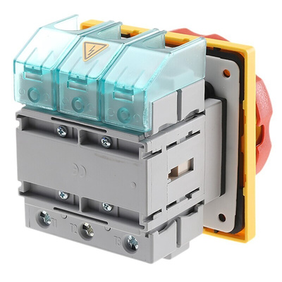 Siemens 3P Pole Panel Mount Isolator Switch - 100A Maximum Current, 37kW Power Rating, IP65