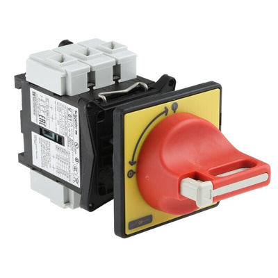 Schneider Electric 3P Pole Panel Mount Isolator Switch - 20A Maximum Current, 11kW Power Rating, IP20, IP65