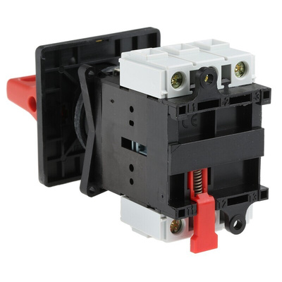 Schneider Electric 3P Pole Panel Mount Isolator Switch - 20A Maximum Current, 11kW Power Rating, IP20, IP65