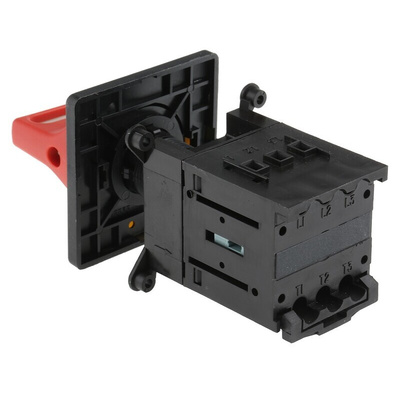 Schneider Electric 3P Pole Panel Mount Isolator Switch - 20A Maximum Current, 7.5kW Power Rating