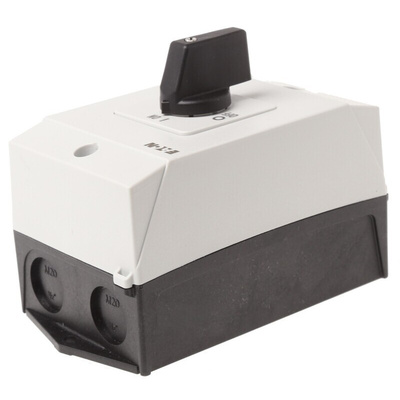 Eaton 2P Pole Surface Mount Isolator Switch - 20A Maximum Current, 5.5kW Power Rating, IP65